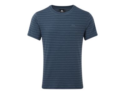 Mountain Equipment Groundup T-Shirt, Denim Blue Stripe