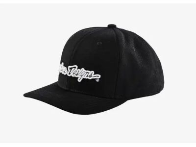 Troy Lee Designs 9Forty Signature Snapback Cap, Black/White