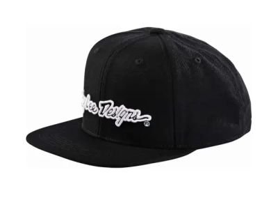 Troy Lee Designs 9Fifty Signature Snapback Cap, Black/White