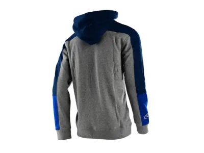 Troy Lee Designs Holeshot Sweatshirt, grau meliert/blau