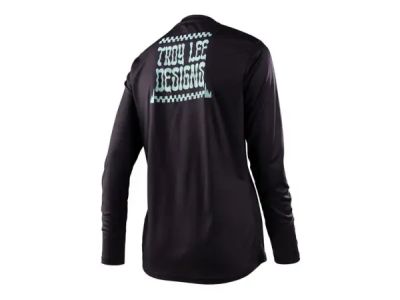 Damska koszulka rowerowa Troy Lee Designs Lilium, czarna Micayla Gatto