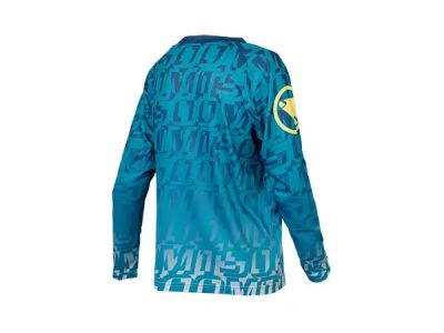 Endura MT500 Print LTD children&#39;s jersey, blue