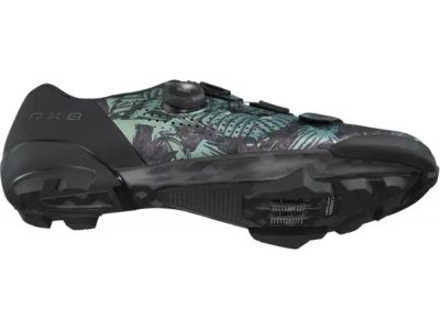 Shimano SH-RX801 cycling shoes, tropical leaves