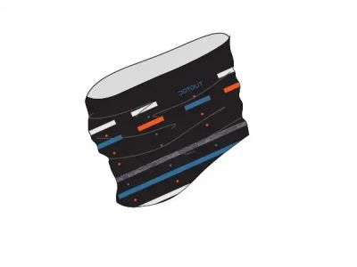 Dotout Mesh neckband, black/orange/blue