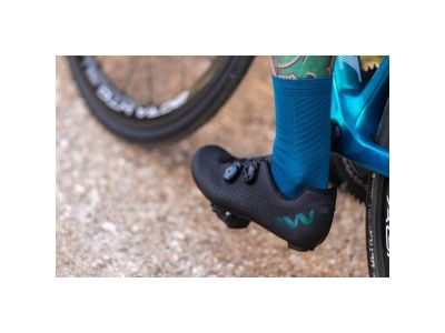 Northwave Revolution 3 cycling shoes, black/iridescent