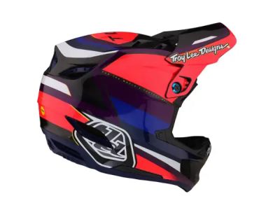 Troy Lee Designs D4 Carbon MIPS Helm, Reverb pink/lila