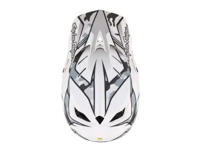 Troy Lee Designs D4 Composite MIPS Helm, Matrix Camo White