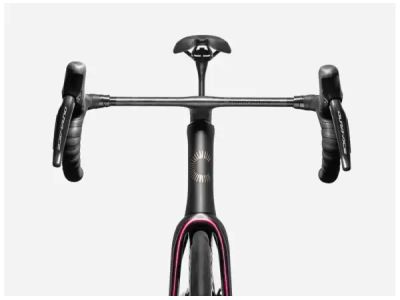 Cannondale SuperSix EVO Hi-MOD LAB71 Fahrrad, Jet Black/Marmor Oxblood/Smoke geschliffenes Chrom
