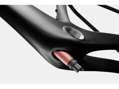Cannondale SuperSix EVO Hi-MOD LAB71 Fahrrad, Jet Black/Marmor Oxblood/Smoke geschliffenes Chrom