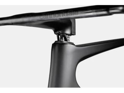 Cannondale SuperSix EVO Carbon 2 Kompaktfahrrad, Rohcarbon/Disco-Schwarz/Feinsilber
