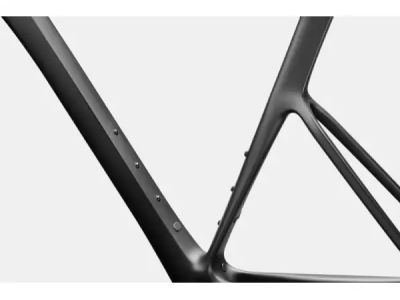 Cannondale SuperSix EVO Carbon 2 Kompaktfahrrad, Rohcarbon/Disco-Schwarz/Feinsilber