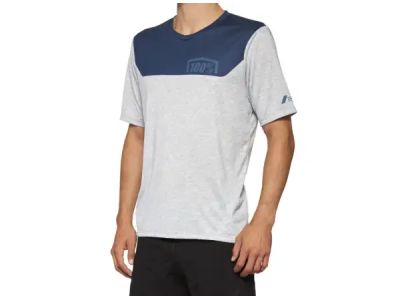 100% Airmatic jersey, white/blue