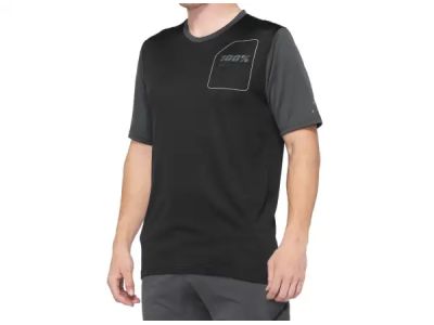 100% Ridecamp jersey, black/charcoal