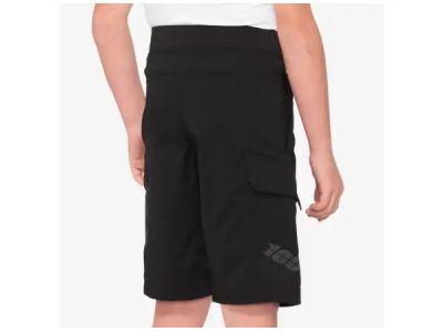 100% Ridecamp-Shorts, schwarz
