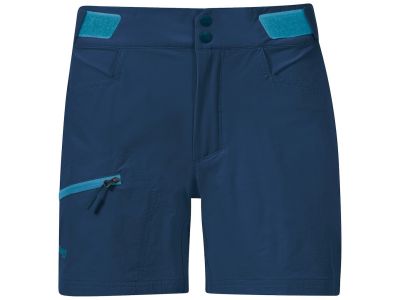 Pantaloni de damă Bergans Cecilie MTN Softshell, albastru mare/gri închis solid