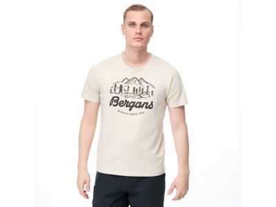 T-shirt Bergans CLASSIC V2, kredowo-piaskowy