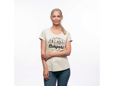 T-shirt damski Bergans CLASSIC V2, kredowo-piaskowy