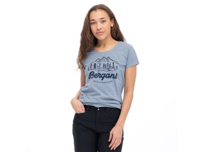 T-shirt damski Bergans CLASSIC V2, niebieski Husky