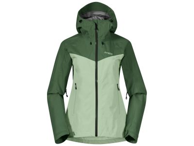 Bergans Skar Light 3L Shell women&amp;#39;s jacket, light jade green/dark jade green