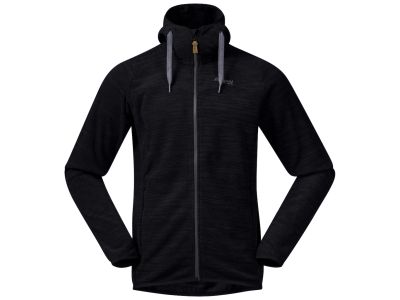 Bergans Hareid Fleece-Sweatshirt, schwarz