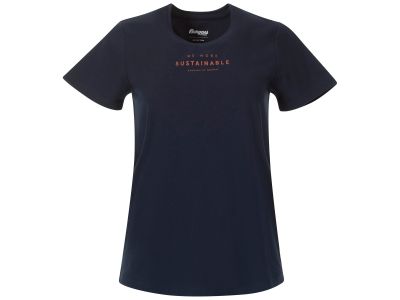 Bergans Graphic Damen T-Shirt, Marineblau/Terracotta