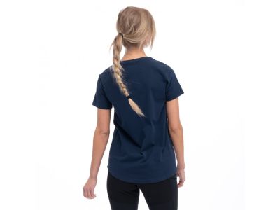 Bergans Graphic női póló, navy blue/terracotta