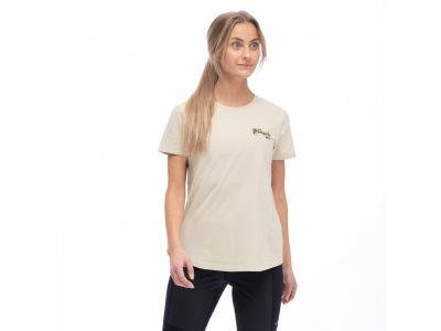 Bergans Graphic women's T-shirt, chalk sand/dark olive green