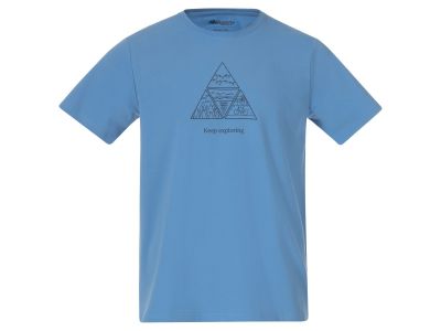Bergans Graphic T-shirt, pacific blue/dark shadow grey