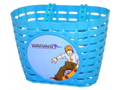 MAX1 Skatekorb für Kinderfahrrad vorne aus Kunststoff, blau