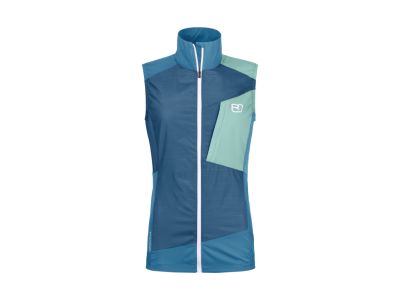 ORTOVOX Windbreaker women's vest, petrol blue