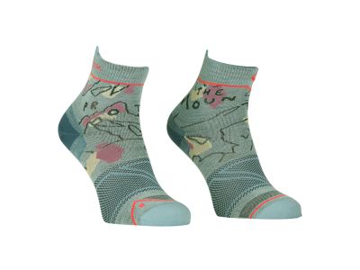 Ortovox W&amp;#39;s Alpine Light Quarter Socks women&amp;#39;s socks, ice waterfall