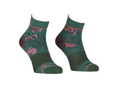 ORTOVOX W Alpine Light Quarter Socks dámske ponožky, pacific green