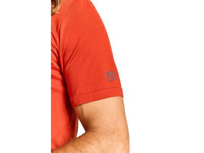 Koszulka ORTOVOX 150 Cool Mountain Protector, cengia rossa