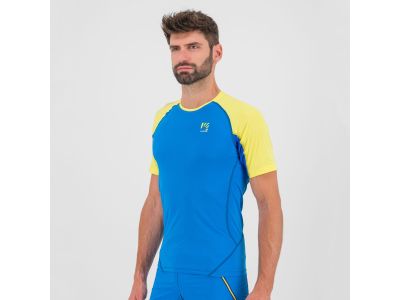 Karpos LAVAREDO t-shirt, blue/yellow