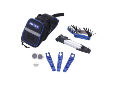 STING ST-9812B saddle satchet with tools, 1.2 l, black/blue