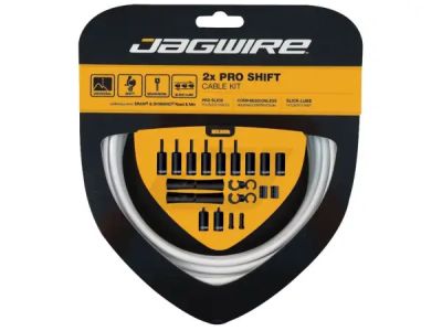 Jagwire PCK503 2x Pro Shift Kit, weiß