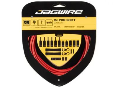 Jagwire PCK504 2x Pro Shift Kit, červená