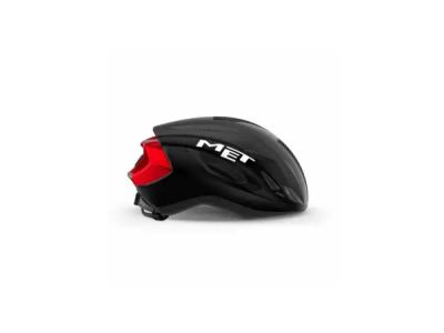 MET Strale Helm, schwarz/rot