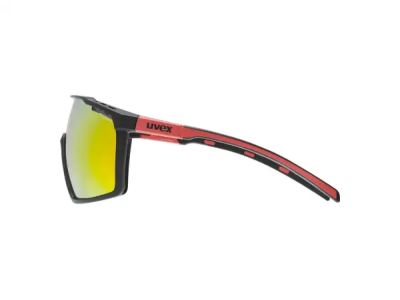 uvex MTN Perform Brille, schwarz rot/spiegelrot