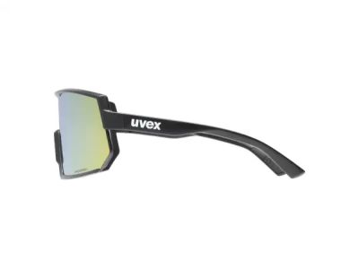 uvex Sportstyle 235 Polavision glasses, black mat/mirror red