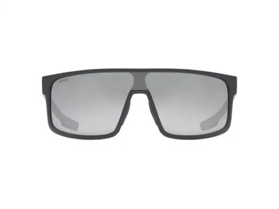 uvex LGL 51 glasses, black mat/mirror silver
