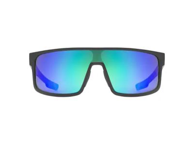 uvex LGL 51 Brille, schwarz matt/spiegelgrün