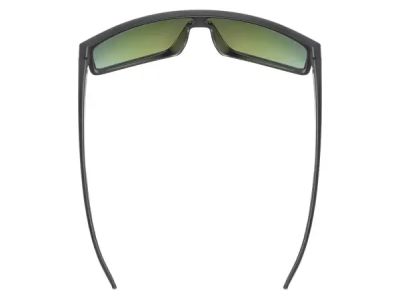 uvex LGL 51 szemüveg, fekete matt/tükörzöld