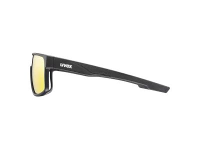 uvex LGL 51 szemüveg, fekete matt/tükörvörös