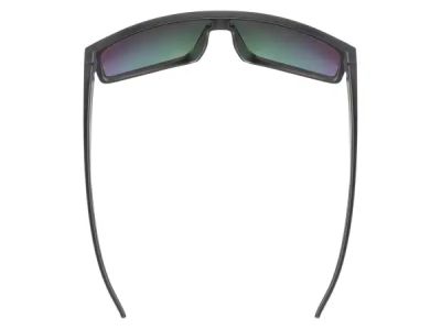 uvex LGL 51 Brille, schwarz matt/spiegelrot