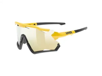 uvex Sportstyle 228 glasses, sunbee black matte