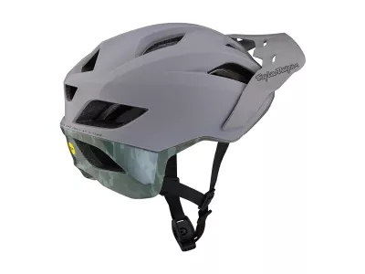 Troy Lee Designs Flowline SE MIPS helmet, radian camo gray/army green
