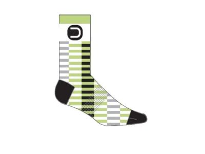 Dotout Stick Socken, weiß/grün