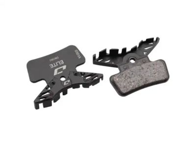 Jagwire Elite Cooling DCA898 brake pads with cooling fins, metallic