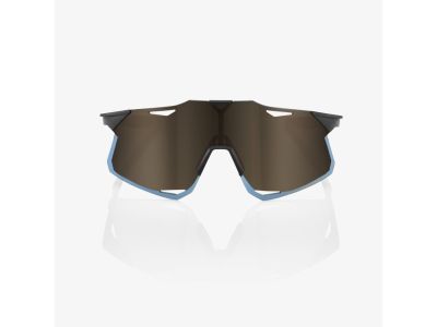 100% Hypercraft glasses, matte black/soft gold mirror